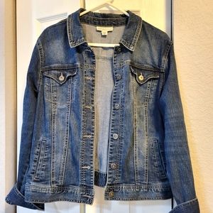 STYLE AND CO DENIM JEAN JACKET Large